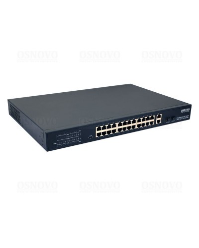 SW-62422(400W). Коммутатор 24-портовый  Fast Ethernet с PoE. OSNOVO в Новомосковске