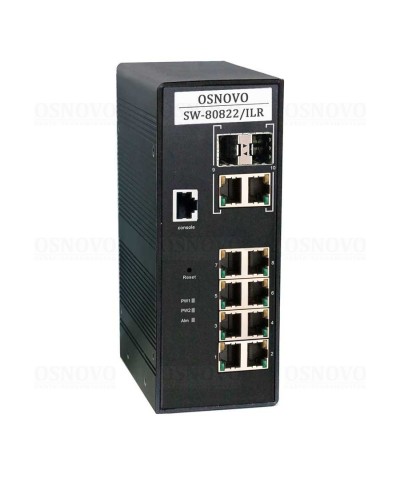 SW-80822/ILR. Коммутатор 10-портовый Gigabit Ethernet с PoE. OSNOVO в Новомосковске