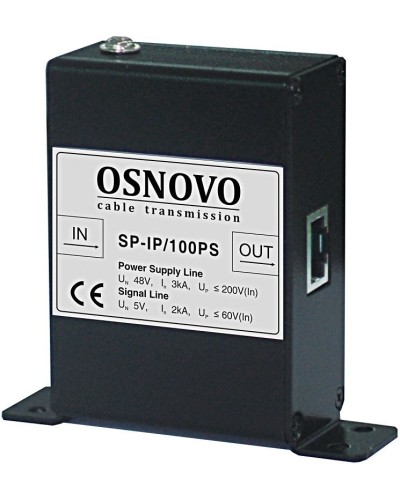SP-IP/100PS. Устройство грозозащиты цепей Ethernet. OSNOVO в Новомосковске