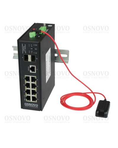 SW-80802/ILS(port 90W,300W). Коммутатор с PoE. OSNOVO в Новомосковске