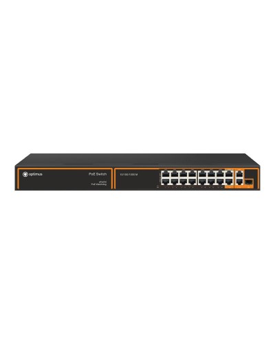 U1I-15F1G2b/2G/1S. Коммутатор с питанием по PoE 16-портовый. Optimus в Новомосковске