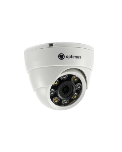 IP-E024.0(2.8)PL. Видеокамера IP купольная. Optimus в Новомосковске