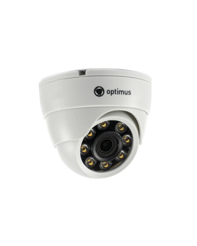 IP-E024.0(2.8)PF_DP03. Видеокамера IP купольная. Optimus в Новомосковске