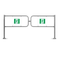 PERCo-BH02 1-19. Комплект створок ограждения. PERCo