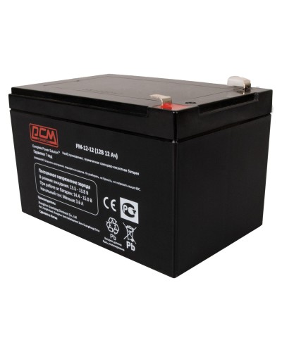 PM-12-12. Аккумулятор герметичный свинцово-кислотный. POWERCOM в Новомосковске