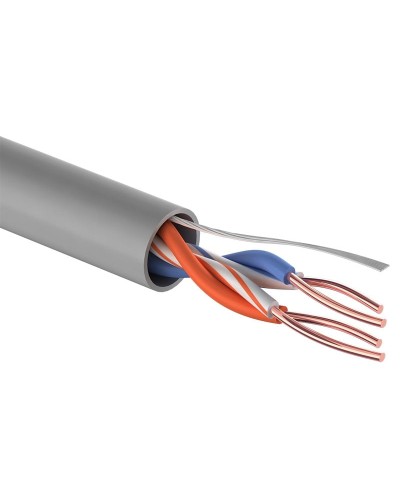 U/UTP 2PR 24AWG, CCA, CAT5e PVC, 305м. PROconnect (01-0022-3). Кабель «витая пара» (LAN) для структурированных систем связи. PROCONNECT в Новомосковске