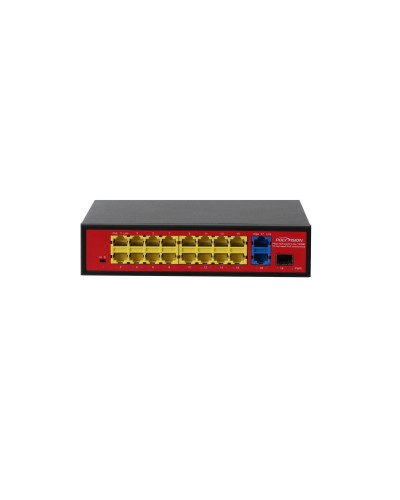 PND-16P-2G1F Lite (180W). Коммутатор неуправляемый 18-портовый с PoE. Polyvision в Новомосковске