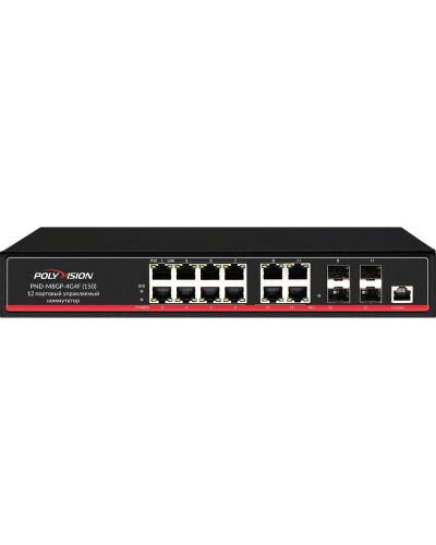 PND-M8GP-4G4F(150). Коммутатор управляемый оптический 12 портовый. Polyvision в Новомосковске
