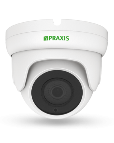 PE-7141IP 2.8. Видеокамера IP купольная. Praxis в Новомосковске