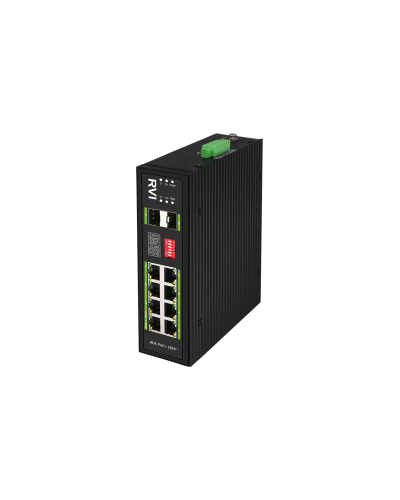 RVi-1NSIM8GP-2S. Коммутатор с питанием по PoE. RVi в Новомосковске