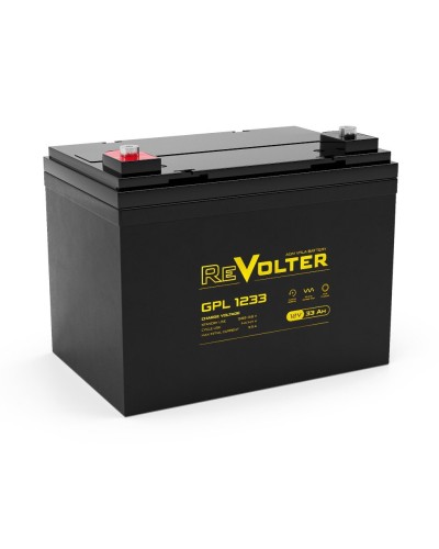 Revolter GPL 1233. Аккумулятор автомобильный герметичный свинцово-кислотный. Revolter в Новомосковске