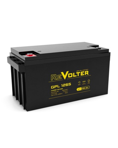 Revolter GPL 1265. Аккумулятор автомобильный герметичный свинцово-кислотный. Revolter в Новомосковске