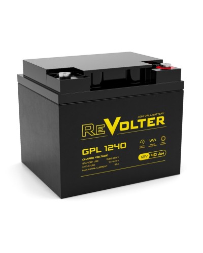 Revolter GPL 1240. Аккумулятор автомобильный герметичный свинцово-кислотный. Revolter в Новомосковске