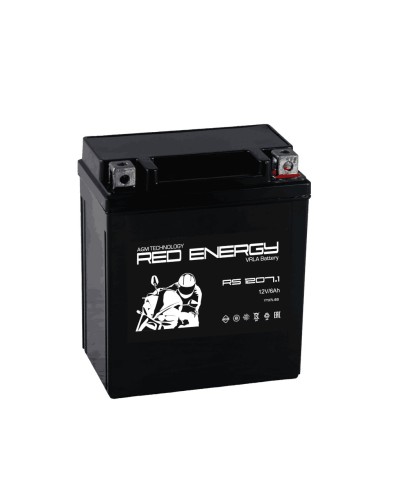 Red Energy RS 1207.1. Аккумулятор герметичный свинцово-кислотный стартерный. Red Energy в Новомосковске