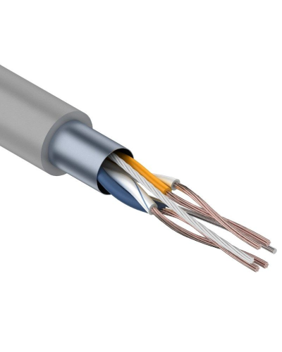 F/UTP, CAT 5e, PVC, 2PR, 24AWG, INDOOR, STRANDED, серый, 305м, REXANT (01-0125). Кабель «витая пара» (LAN) для структурированных систем связи. Rexant в Новомосковске