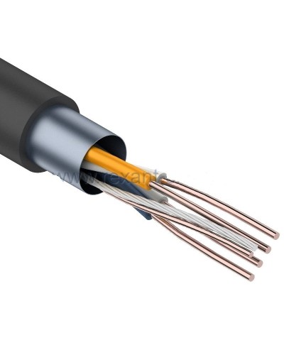 F/UTP, CAT 5e, PE, 2PR, 24AWG, OUTDOOR, SOLID, черный, 305м, REXANT (01-0124). Кабель «витая пара» (LAN) для структурированных систем связи. Rexant в Новомосковске