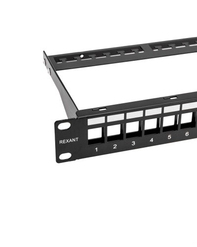 Панель коммутационная наборная 19", 1U, 24 порта, UTP REXANT PRO (02-0053): Патч-панель 19" в Новомосковске