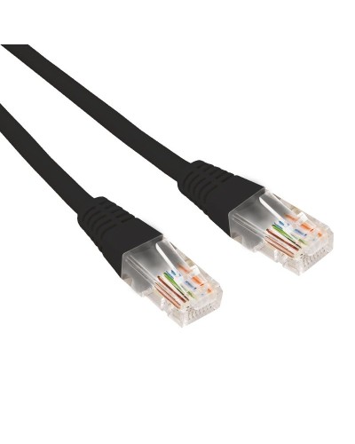 Патч-корд U/UTP CAT 6, RJ45-RJ45, 26AWG, LSZH, черный, 1м REXANT (02-0292-1). Патч-корд UTP. Rexant в Новомосковске