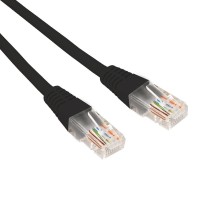 Патч-корд U/UTP CAT 6, RJ45-RJ45, 26AWG, LSZH, черный, 5м REXANT (02-0292-5). Патч-корд UTP. Rexant