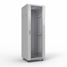 Шкаф телекоммуникационный 19 напольный 42U 600х800 мм, передняя дверь стекло, задняя дверь металл, RAL 7035 (состоит из 3 частей) (04-2306). Шкаф телекоммуникационный 19 напольный 42U. Rexant