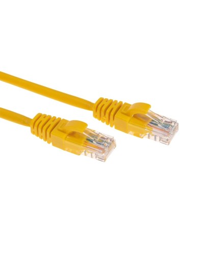 Патч-корд U/UTP, CAT 5e, RJ45-RJ45, 26AWG, LSZH, желтый, 0,5м  REXANT (02-0105-05). Патч-корд UTP. Rexant в Новомосковске