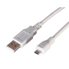 Кабель USB-A – micro USB, 1А, 1,8м, ПВХ, белый REXANT (18-1164): Кабель для программирования