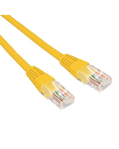 Патч-корд U/UTP CAT 6, RJ45-RJ45, 26AWG, LSZH, желтый, 1м REXANT (02-0295-1). Патч-корд UTP. Rexant в Новомосковске