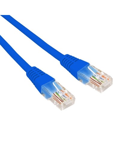 Патч-корд U/UTP CAT 6, RJ45-RJ45, 26AWG, LSZH, синий, 5м REXANT (02-0294-5). Патч-корд UTP. Rexant в Новомосковске
