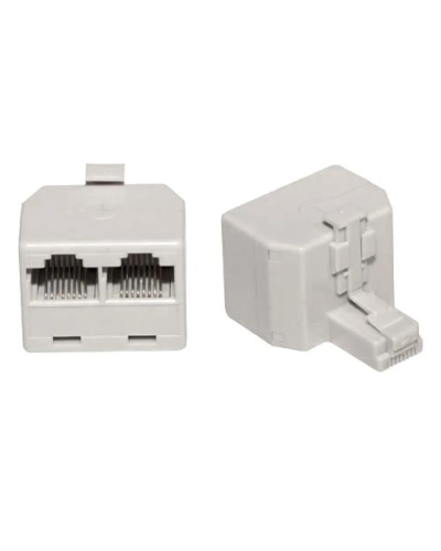 Двойник компьютерный UTP RJ-45(8P8C) (штекер - 2 гнезда) REXANT (03-0102): Кабельный соединитель в Новомосковске