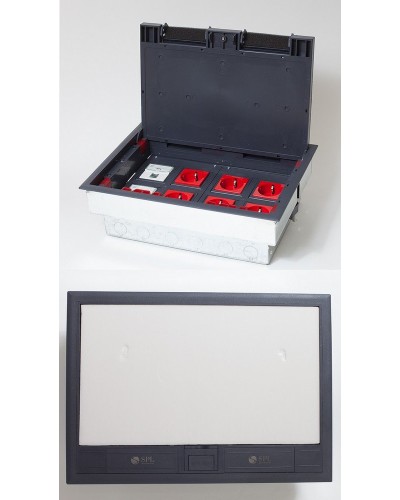 Люк на 8 постов (45х45), металл/пластик, с металлической коробкой, IP40 (300009). Люк. SPL в Новомосковске