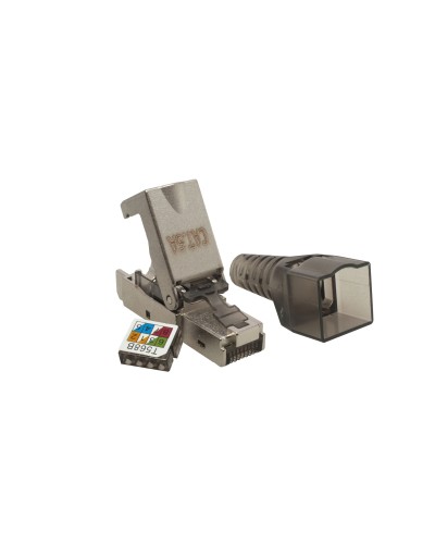 Коннектор 8P8C STP 6A (RJ-45) безынструментальный (10-0240). Разъем RJ-45. SUPRLAN в Новомосковске