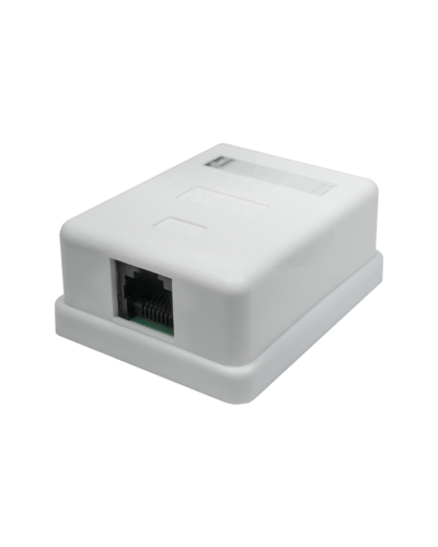 Розетка настенная RJ-45, 8P8C, Cat.5e, 1 порт UTP (10-0307): Компьютерная розетка в Новомосковске
