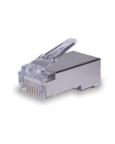Коннекторы 8P8C FTP Cat.5e (RJ-45) 2pb (100шт) (10-0234). Разъем RJ-45. SUPRLAN в Новомосковске