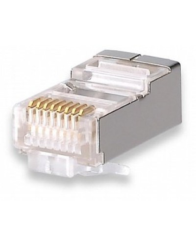 Коннекторы 8P8C FTP Cat.5e 3U (RJ-45) (100шт) (10-0201). Разъем RJ-45. SUPRLAN в Новомосковске