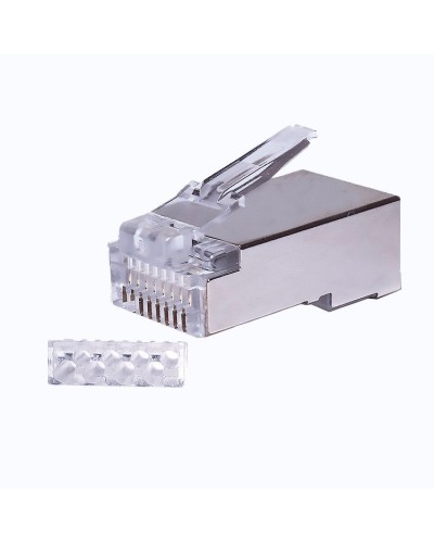 Коннекторы 8P8C FTP Cat.6 3U (RJ-45) (100шт) (10-0202). Разъем RJ-45. SUPRLAN в Новомосковске