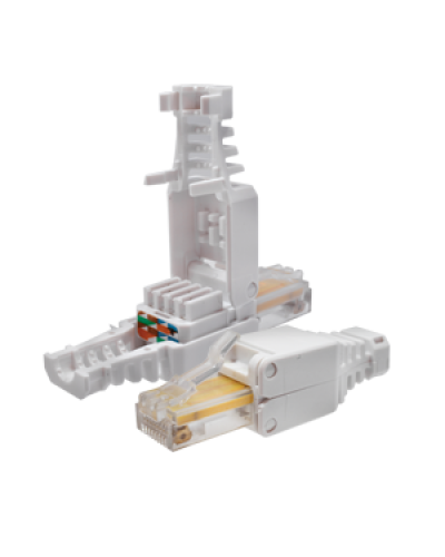 Коннектор 8P8C U/UTP Cat.5e (RJ-45) безинструментальный (10-0218). Разъем RJ-45. SUPRLAN в Новомосковске