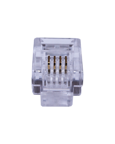 Коннекторы 4P4C (RJ-11) (100шт) (10-0229). Телефонный разъем 4P4C (RJ-11). SUPRLAN в Новомосковске