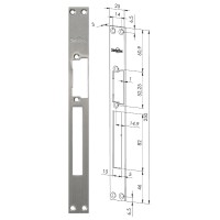 ST-SL502SP. Запорная планка длинная. Smartec