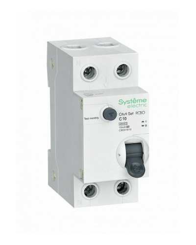 City9 Set 1P+N С 10А 4.5kA 10мА A 230В (C9D51610). Автоматический выключатель дифференциального тока. Systeme Electric в Новомосковске