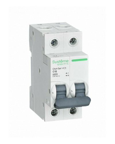 City9 Set 2P 10А 4.5kA С (C9F34210). Автоматический выключатель. Systeme Electric в Новомосковске