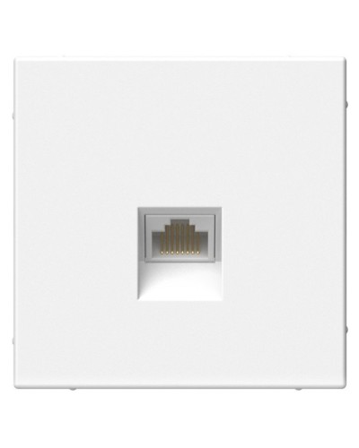 ArtGallery розетка RJ45, кат. 6Е, скрытой установки, механизм, белый (GAL000186). Розетка компьютерная. Systeme Electric в Новомосковске