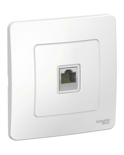 BLANCA розетка RJ45 1-местная, кат. 5Е, скрытой установки, белый (BLNIS045001). Розетка компьютерная. Systeme Electric в Новомосковске