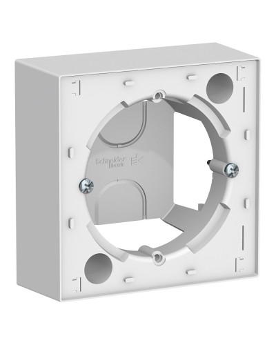 AtlasDesign коробка для наружного монтажа, белая (ATN000100). Коробка для наружного монтажа. Systeme Electric в Новомосковске
