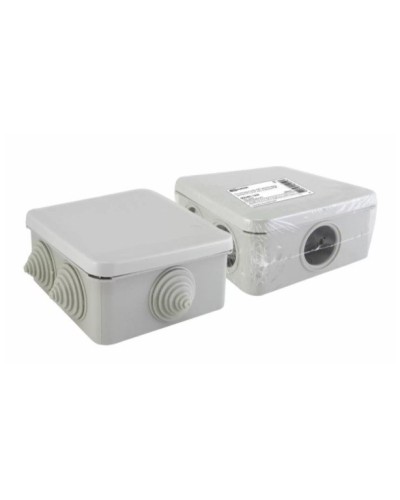 Коробка ОП 100х100х50мм, крышка, IP55, 6 вх. (SQ1401-1255). Распаячная коробка. TDM ЕLECTRIC в Новомосковске