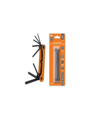 Набор ключей TORX раскладной 8шт.: T9-T40, углеродистая сталь Гранит TDM (SQ1020-0211). Набор ключей. TDM ЕLECTRIC в Новомосковске