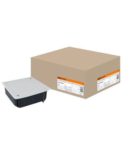 Распаячная коробка СП 115х115х45мм, крышка, метал. лапки, IP20, TDM (SQ1403-0008). Распаячная коробка СП. TDM ЕLECTRIC в Новомосковске