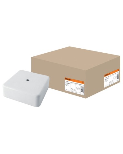 Коробка КР 50х50х20 ОП белая, IP40 (SQ1401-0201). Распаячная коробка. TDM ЕLECTRIC в Новомосковске