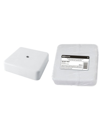 Коробка КР 100х100х29 ОП белая, IP40 (SQ1401-0907). Распаячная коробка. TDM ЕLECTRIC в Новомосковске