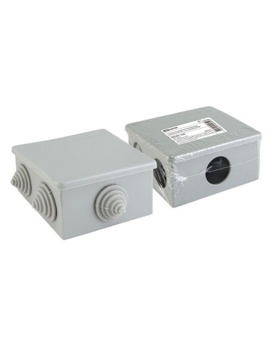 Распаячная коробка ОП 80х80х40мм, крышка, IP44, 6 вх. TDM (SQ1401-1235). Распаячная коробка ОП. TDM ЕLECTRIC в Новомосковске