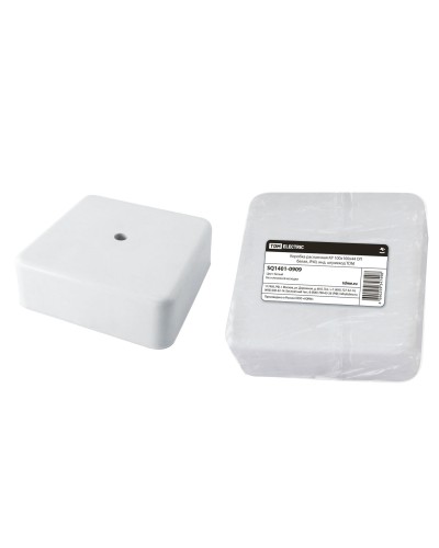 Коробка КР 100х100х44 ОП белая, IP40 (SQ1401-0909). Распаячная коробка. TDM ЕLECTRIC в Новомосковске